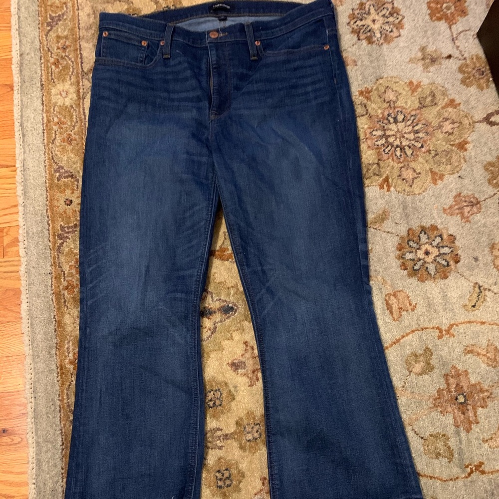 J crew Billie Demi boot crop jeans